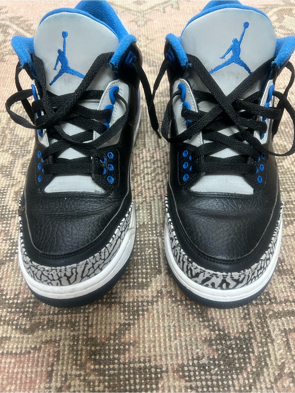 Nike Air Jordan 3 Retro Sport Blue Men’s Size 8.5 Sneakers NEW !!! - Picture 2 of 8